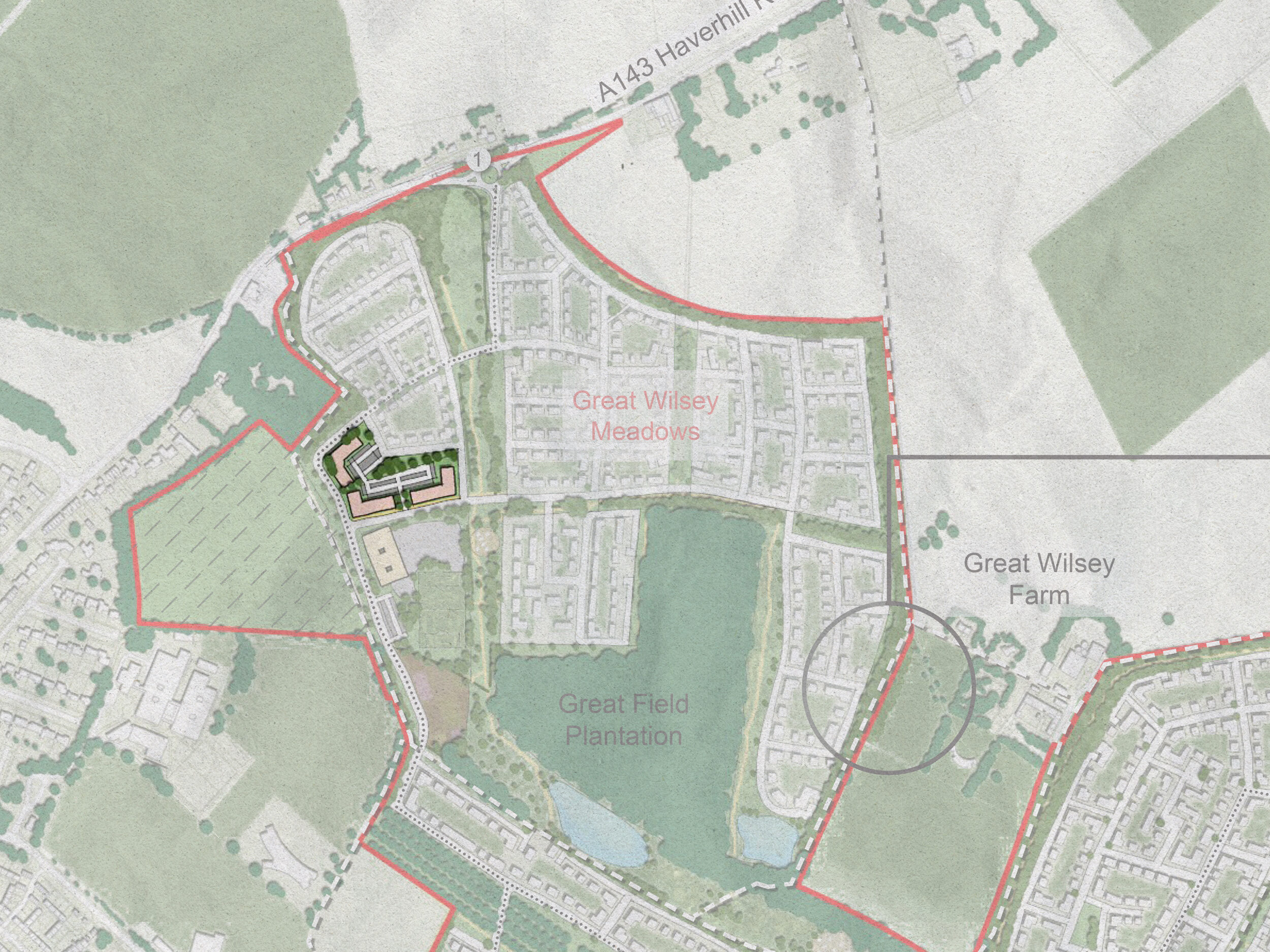 Illustrative Master Plan CDC Rework | Cambridge architects CDC Studio