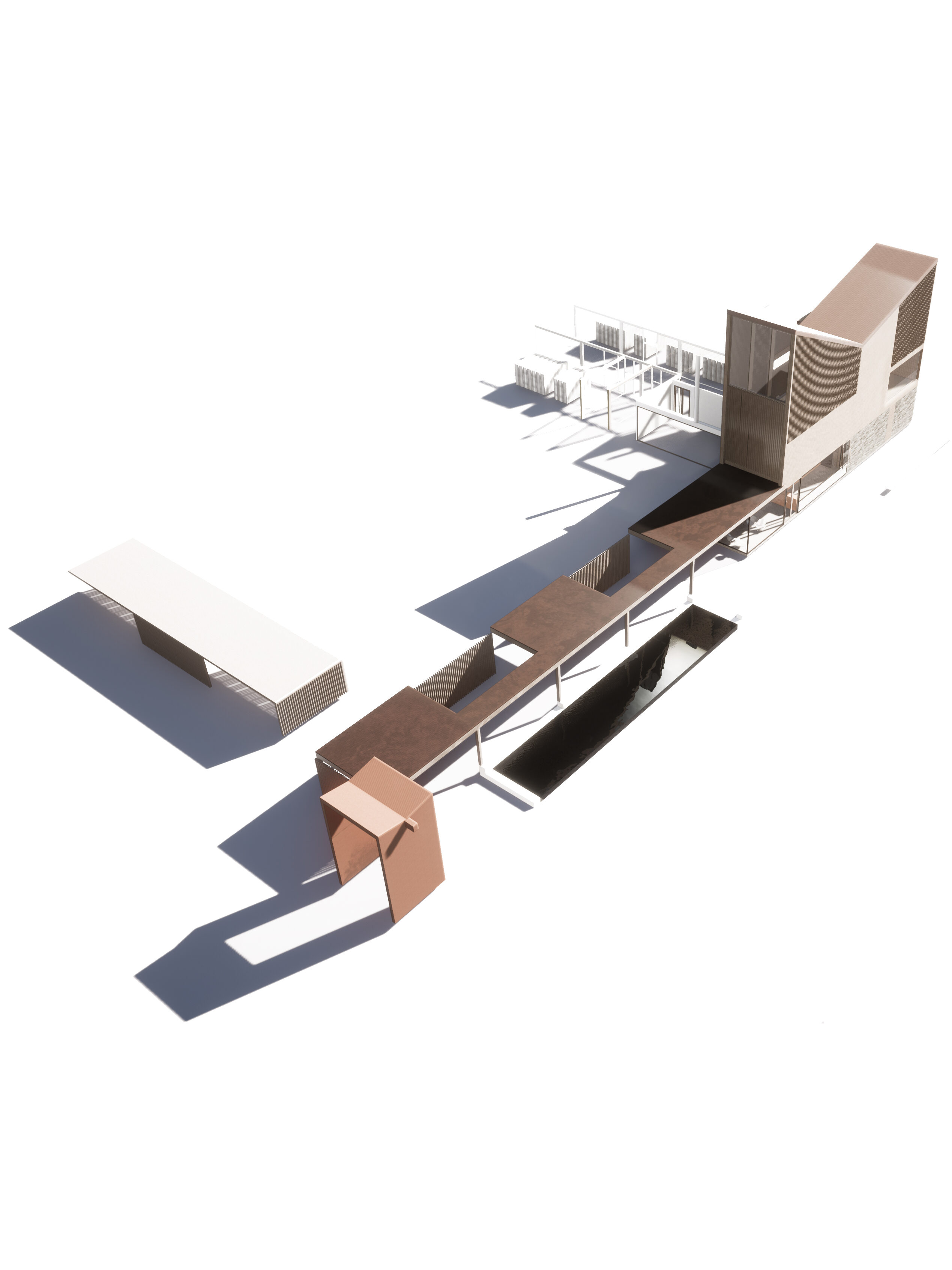 concept sketch for homerton porters lodge competition | cdc studio cambridge architects