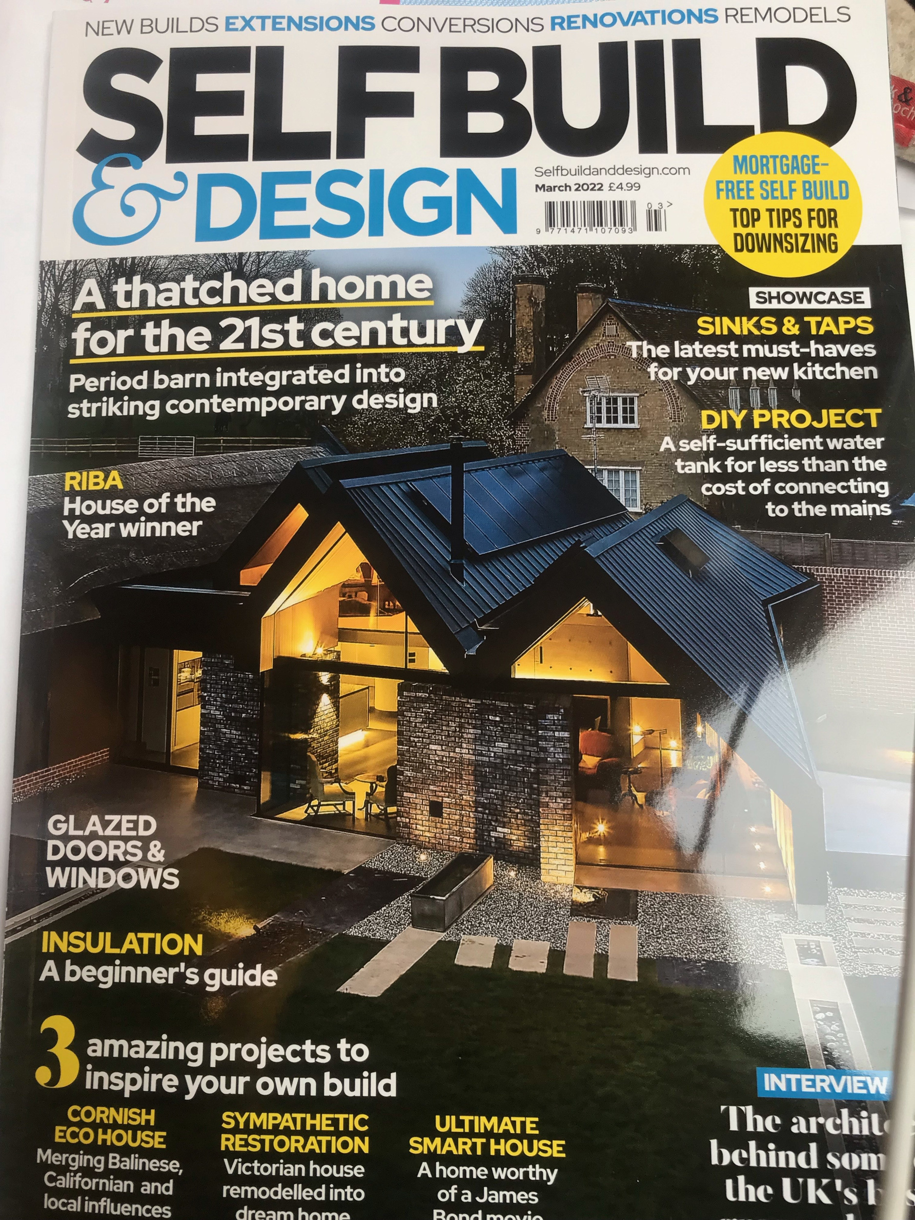 Publication in architecture magazine Self Build and Design | cdc studio cambridge architects